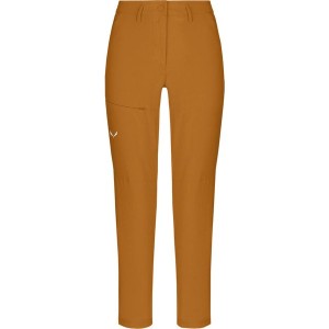 Pomarańczowe spodnie sportowe Salewa w stylu casual