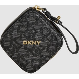 Czarna torebka DKNY mała matowa na ramię