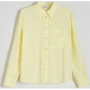 Żółta koszula Reserved z tkaniny