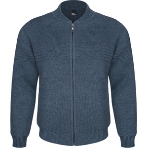 Niebieski sweter M. Lasota ze stójką
