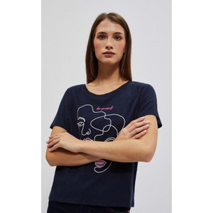 T-shirt Moodo.pl z krótkim rękawem z bawełny