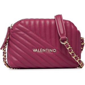 Różowa torebka Valentino matowa na ramię mała