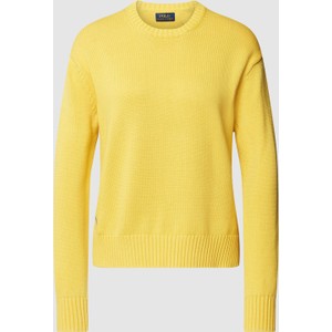 Żółty sweter POLO RALPH LAUREN z bawełny
