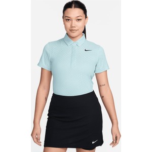 Niebieska bluzka Nike z kołnierzykiem