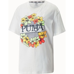 T-shirt Puma z nadrukiem z okrągłym dekoltem