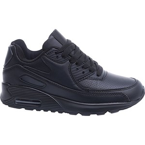 Czarne buty sportowe Pantofelek24 w stylu casual