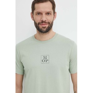 T-shirt Marc O'Polo z bawełny w młodzieżowym stylu z nadrukiem