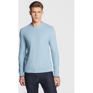 Niebieski sweter United Colors Of Benetton w stylu casual