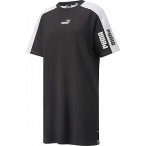 Czarna sukienka Puma w sportowym stylu t-shirt mini