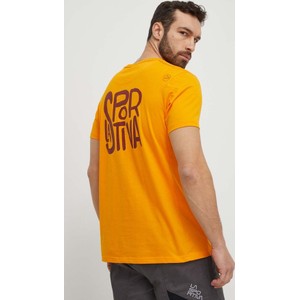 Pomarańczowy t-shirt La Sportiva
