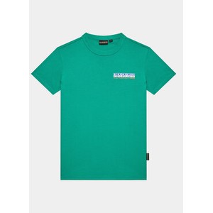 Zielona koszulka dziecięca Napapijri dla chłopców