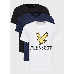 T-shirt Lyle & Scott w młodzieżowym stylu z krótkim rękawem