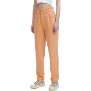 Pomarańczowe jeansy Cropp w stylu casual z bawełny
