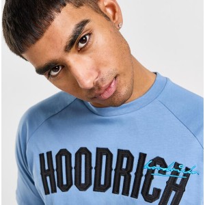 Niebieski t-shirt Hoodrich