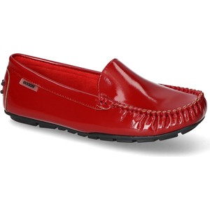 Czerwone buty Good-In z płaską podeszwą