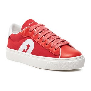 Czerwone buty sportowe Furla w sportowym stylu z płaską podeszwą