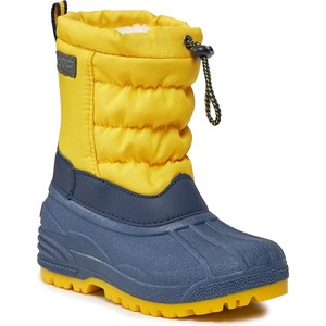 Żółte buty dziecięce zimowe CMP sznurowane