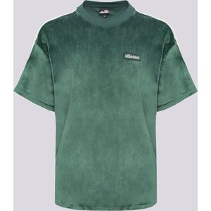 Zielony t-shirt Ellesse w sportowym stylu z krótkim rękawem