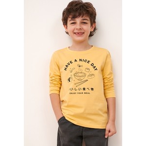 Żółta koszulka dziecięca Sinsay