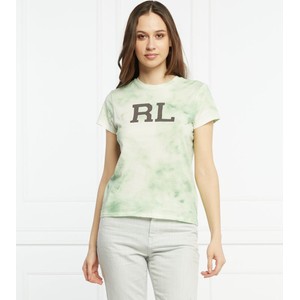 T-shirt POLO RALPH LAUREN w młodzieżowym stylu z okrągłym dekoltem