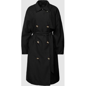 Czarny płaszcz Vero Moda bez kaptura
