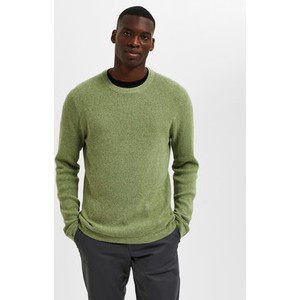 Zielony sweter Selected Homme w stylu casual