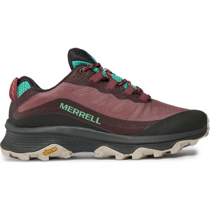 Buty trekkingowe Merrell z płaską podeszwą sznurowane