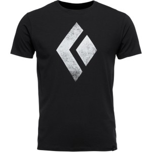 Czarny t-shirt Black Diamond z nadrukiem