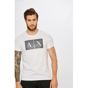 T-shirt Armani Exchange z dzianiny