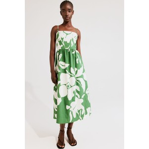Sukienka H & M z dekoltem w karo z tkaniny