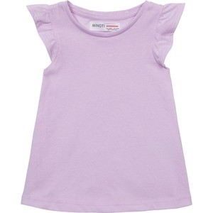 Fioletowa bluzka dziecięca Minoti dla dziewczynek z bawełny
