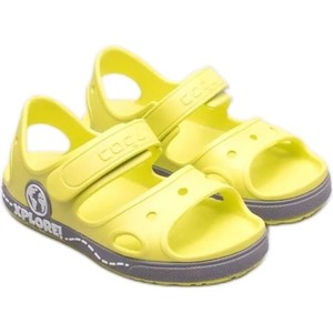 Żółte buty dziecięce letnie Coqui na rzepy