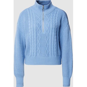 Niebieski sweter Only z bawełny