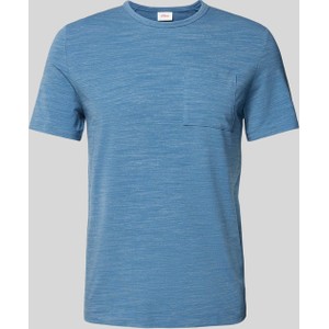 Niebieski t-shirt S.Oliver z bawełny