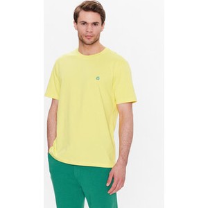 Żółty t-shirt United Colors Of Benetton w stylu casual