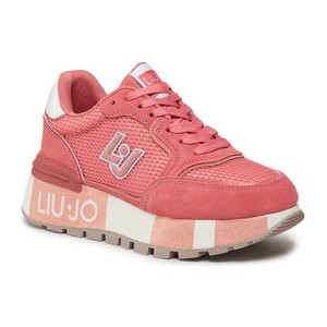 Różowe buty sportowe Liu-Jo sznurowane