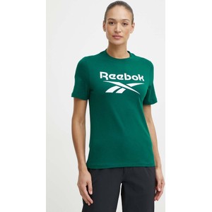 T-shirt Reebok z okrągłym dekoltem w sportowym stylu