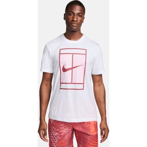 T-shirt Nike z nadrukiem w sportowym stylu z dżerseju
