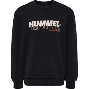 Czarna bluza dziecięca Hummel dla chłopców z bawełny