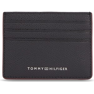 Etui na karty kredytowe Tommy Hilfiger Th Struc Leather Cc Holder AM0AM11606 Black BDS