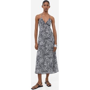 Sukienka H & M z tkaniny midi w stylu casual