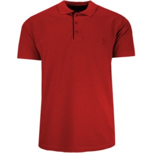 Czerwona koszulka polo Expoman w stylu casual