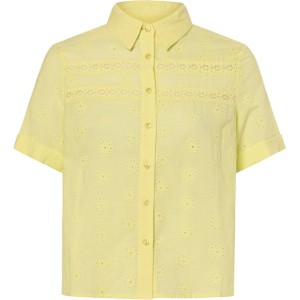 Żółta koszula Marie Lund z tkaniny