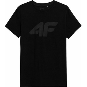 T-shirt 4F w stylu klasycznym z krótkim rękawem z nadrukiem