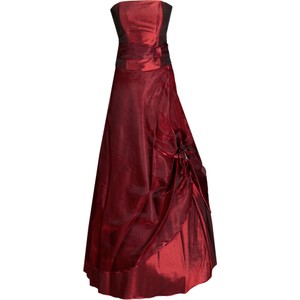 Czerwona sukienka Fokus rozkloszowana
