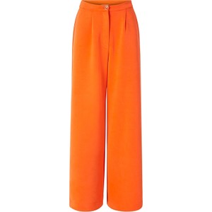 Pomarańczowe spodnie Rich & Royal w stylu retro