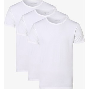 Tommy Hilfiger T-shirty pakowane po 3 szt. Mężczyźni Bawełna biały jednolity