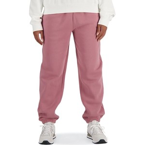 Różowe spodnie New Balance w sportowym stylu