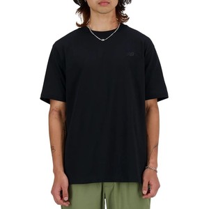 T-shirt New Balance w stylu casual z bawełny z krótkim rękawem