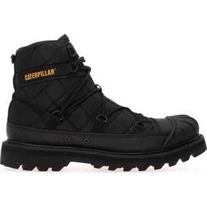Czarne buty zimowe Caterpillar w sportowym stylu